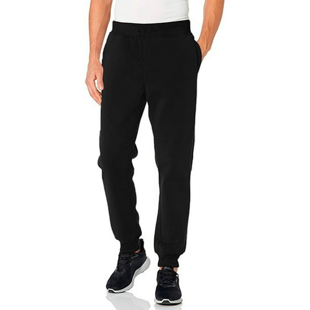 Pantalones de jogger con cordón suave para hombres, pantalones deportivos de color sólido para adolescentes y niños, pantalones deportivos de cintura media con bolsillos para entrenamiento