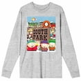 thumbnail image 4 of South Park Town Crew Neck Long Sleeve Athletic Heather Adult Tee-Small, 4 of 7