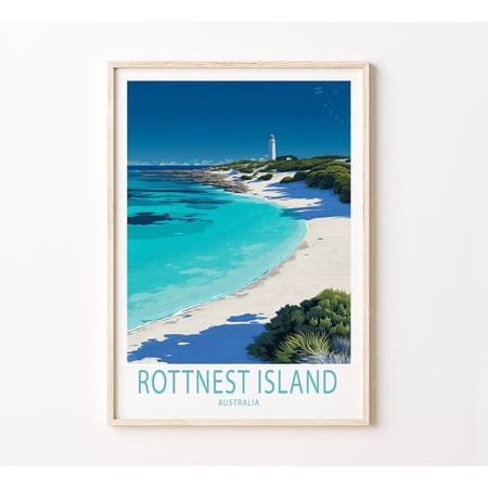 Rottnest Island Australia Scenic Island Wall Art Home Decor