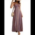 thumbnail image 2 of Vestido de Tirantes Finos para Mujer, Vestido de Verano, Pareo , Informal, Rojo, Talla M, 2 of 7