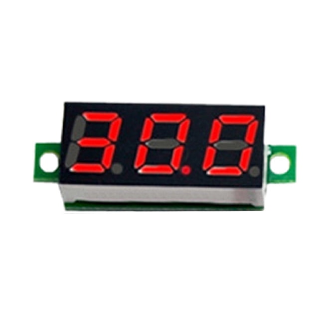 Voltmètre Numérique Minimun Led 0.28 Pouces Dc0-100V Protection de Connexion Inverse