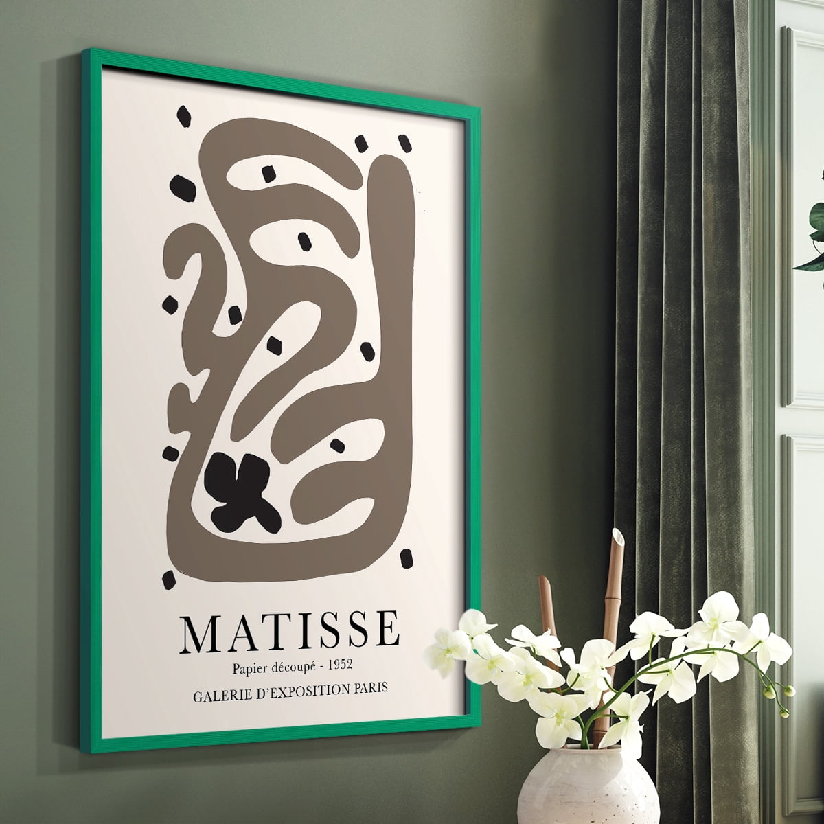 Matisse CCXX in Solid Wood 8 x 10 Framed Print