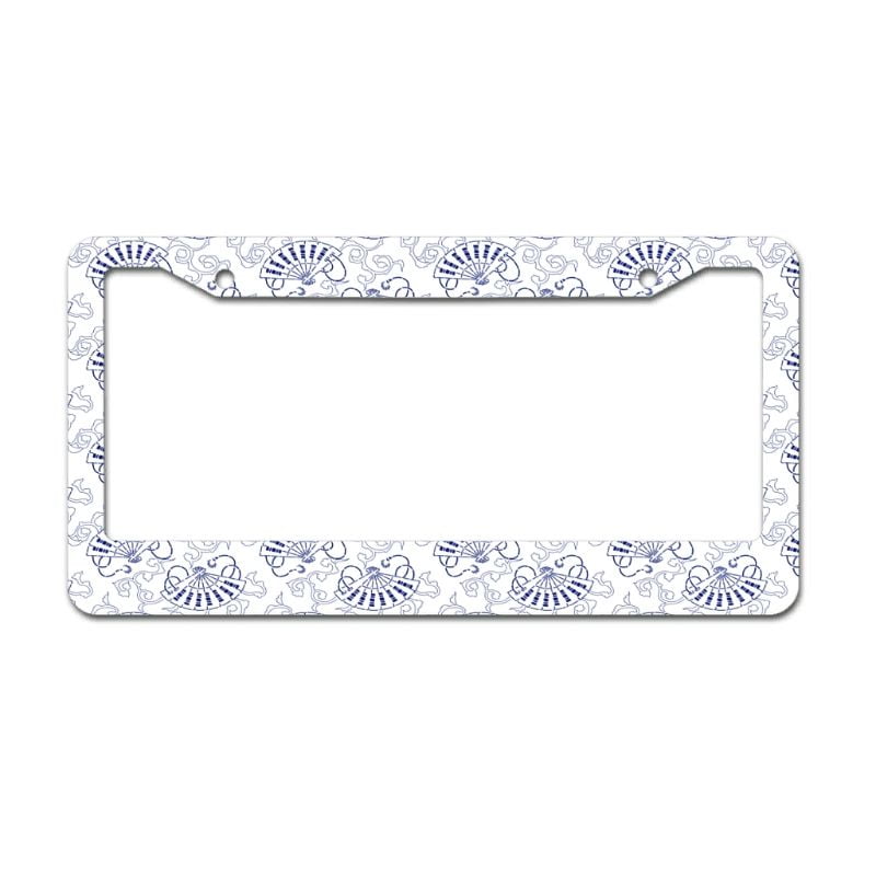 Details about   2 Chrome License Plate Tag Frames Blue Tinted Shield Covers for Car-Truck 