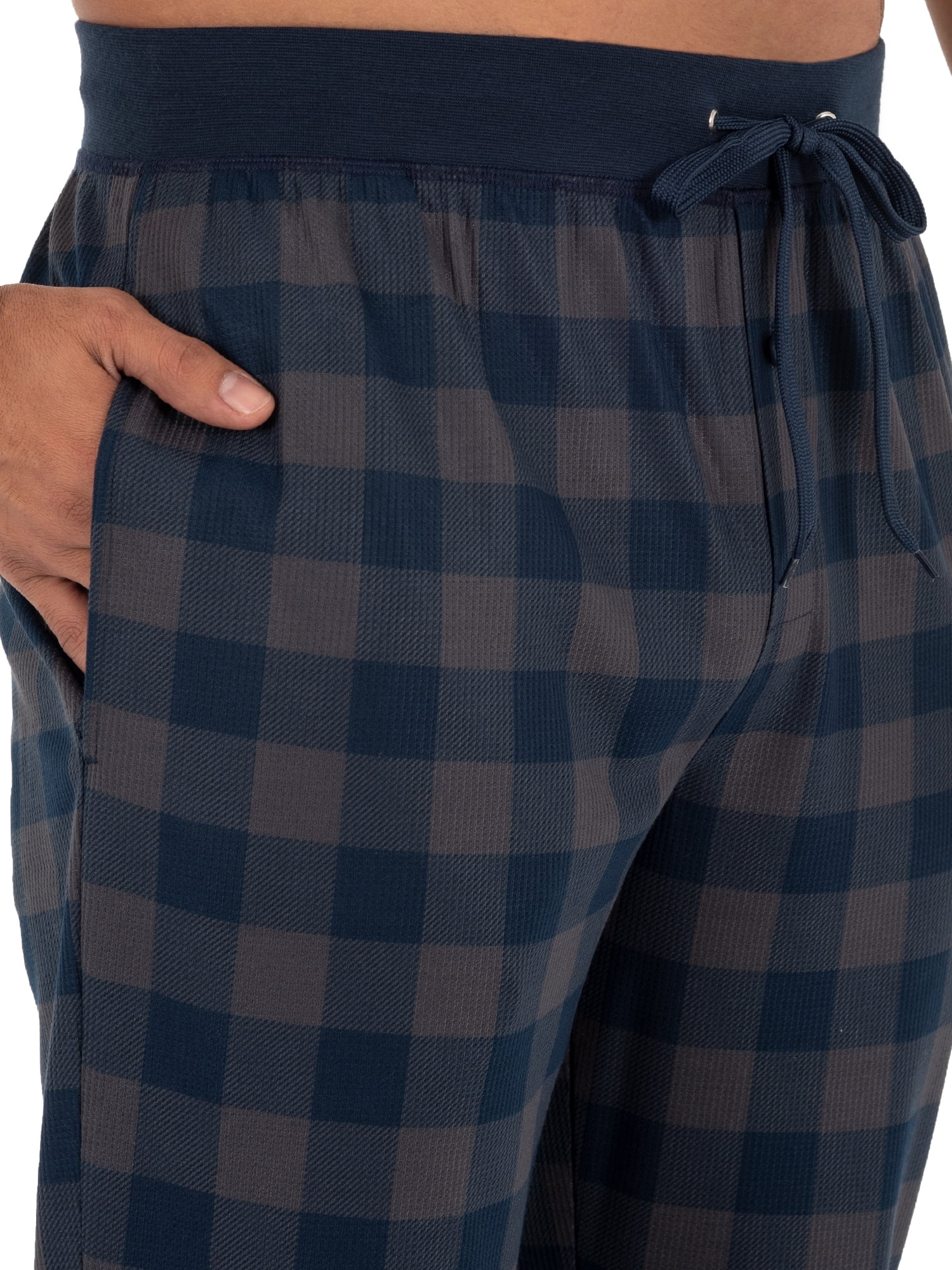 Fruit Of The Loom Men s Knit Waffle Jogger Lounge Pant Walmart