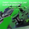 thumbnail image 6 of eXtremeRate ThumbsGear V2 Interchangeable Thumbstick for Xbox Core Controller, Black 3 Height Convex and Concave Grips Adjustable Joystick for Xbox One S/X/Elite, for Nintendo Switch Pro Controller, 6 of 10
