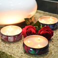 thumbnail image 3 of Scented Candles Gift Set, 3 x 13.5 Oz Natural Soy Wax Candles for Home Scented, Stress Relief, 3 Essential Oil Fragrances, Lilac, Peony & Cherry, Blue Campanula, 3Pack, 3 of 10