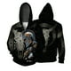 thumbnail image 3 of Sudaderas modernas y versátiles para hombre Sudadera con capucha con estampado de guerrero para hombre Cómoda y elegante Novedades en sudaderas con capucha, 3 of 4