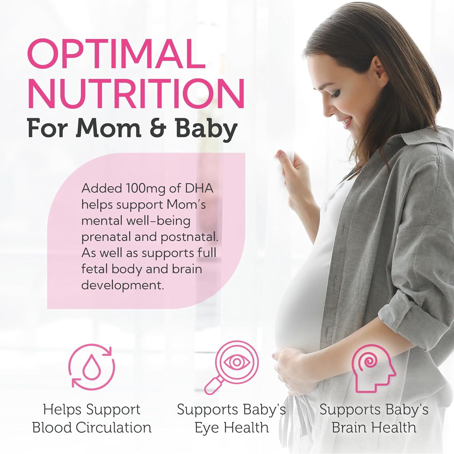 Zahler Mighty Mini Prenatal Vitamin with DHA & Folate, 90 Softgels, Multivitamins for Women, Prenatal Support, Pregnancy Vitamins