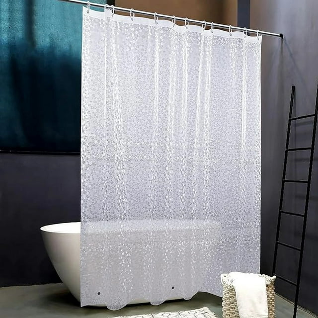 Doublure de Rideau de Douche Transparente PEVA Doublure d'Eau 72"x72 Pouces