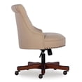 thumbnail image 3 of UrbanPro Wood Upholstered Office Chair in Beige, 3 of 8