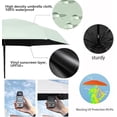 thumbnail image 4 of YSTIANN 2 - Pack Mini Travel Umbrella with Ring Handle | Coated Fabric, Compact Foldable Design - UPF 50+ UV Protection for Sun & Rain, Portable for Purses & Backpacks ， Men Women Kids AZ78-2062, 4 of 6
