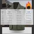 thumbnail image 3 of Miqool Mens Reversible Fleece Vest Stand Collar Zip Up Sleeveless Tactical Outdoor Cargo Vest with Pockets M‑5XL, 3 of 6