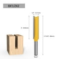thumbnail image 1 of Lavie 8mm x 1/2 Inch x 50mm Extended Blade Slotting Knife, Double-Edged Straight Router Bit for Woodworking Machines, Durable Non-Imported Woodworking Milling Cutter with Long-Lasting Performance,, 1 of 6