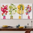thumbnail image 3 of wall26 Canvas Print Wall Art Set Dragon Fruit, Pineapple &amp; Berry Drinks Fruit Food Photography Realism Rustic Landscape Colorful Multicolor Ultra for Living Room, Bedroom, Office - 16"x24&qu, 3 of 5