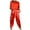 Red, variant on Two Piece Sets for Women Dressy Smooth Satin Half Sleeve Satin Stretchy Comfortable Breathable Gathering Trendy Green Pants Suits Sizes L