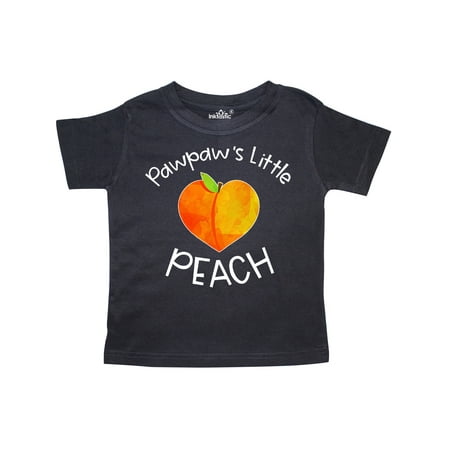 

Inktastic Pawpaw s Little Peach Cute Peach Heart Gift Toddler Boy or Toddler Girl T-Shirt