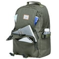 thumbnail image 3 of KAUKKO Mochila elegante para computadora portátil Mochila multipropósito, 18.49L (21 Verde) KAUKKO KS21-Green, 3 of 5