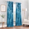 thumbnail image 7 of Coolnut Coolnut Blackout Curtain Window Curtain Panels for Apartment 84" Blue Ocean Marble Partition Room Dividers Door Curtains for Bedroom, 1 Panel, 7 of 7