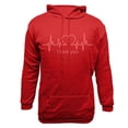 thumbnail image 5 of Men's Happy Valentine's Day Pullover Sweatshirts with Hoody Love Heart Print Hooded Casual Graphic Basic Sweatshirts Aesthetic Hoodies with Pocket(Red,XXL), 5 of 5