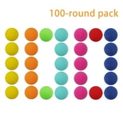 100Pcs General Refilled Bullet Ball Shooter for Nerf Rival Series - Seven Color Mixed