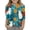 #A05-Royal Blue, variant on Abcomgle Girls Shirts 3/4 Sleeve 10-12 Crewneck Summer T-Shirts for Girls Trendy Basic Top for Girls Cotton Animal Daisy Floral Girls Blouses,Cyan,11-12Years