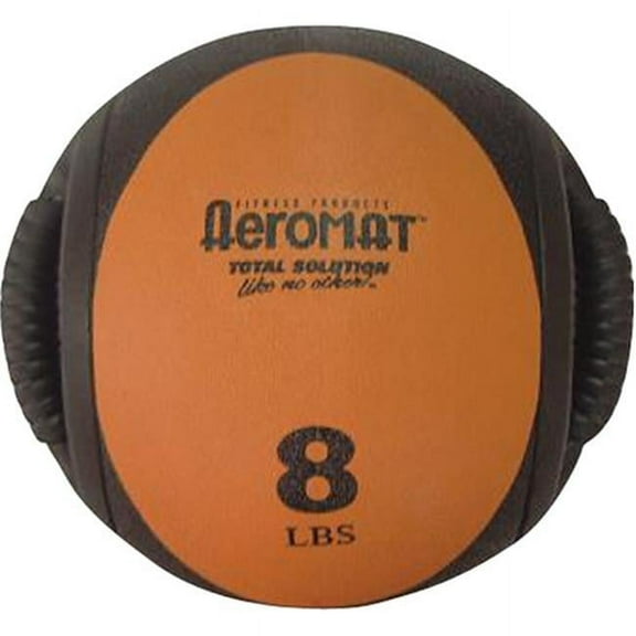 Aeromat Dual Grip Power Medicine Ball, 8 lbs