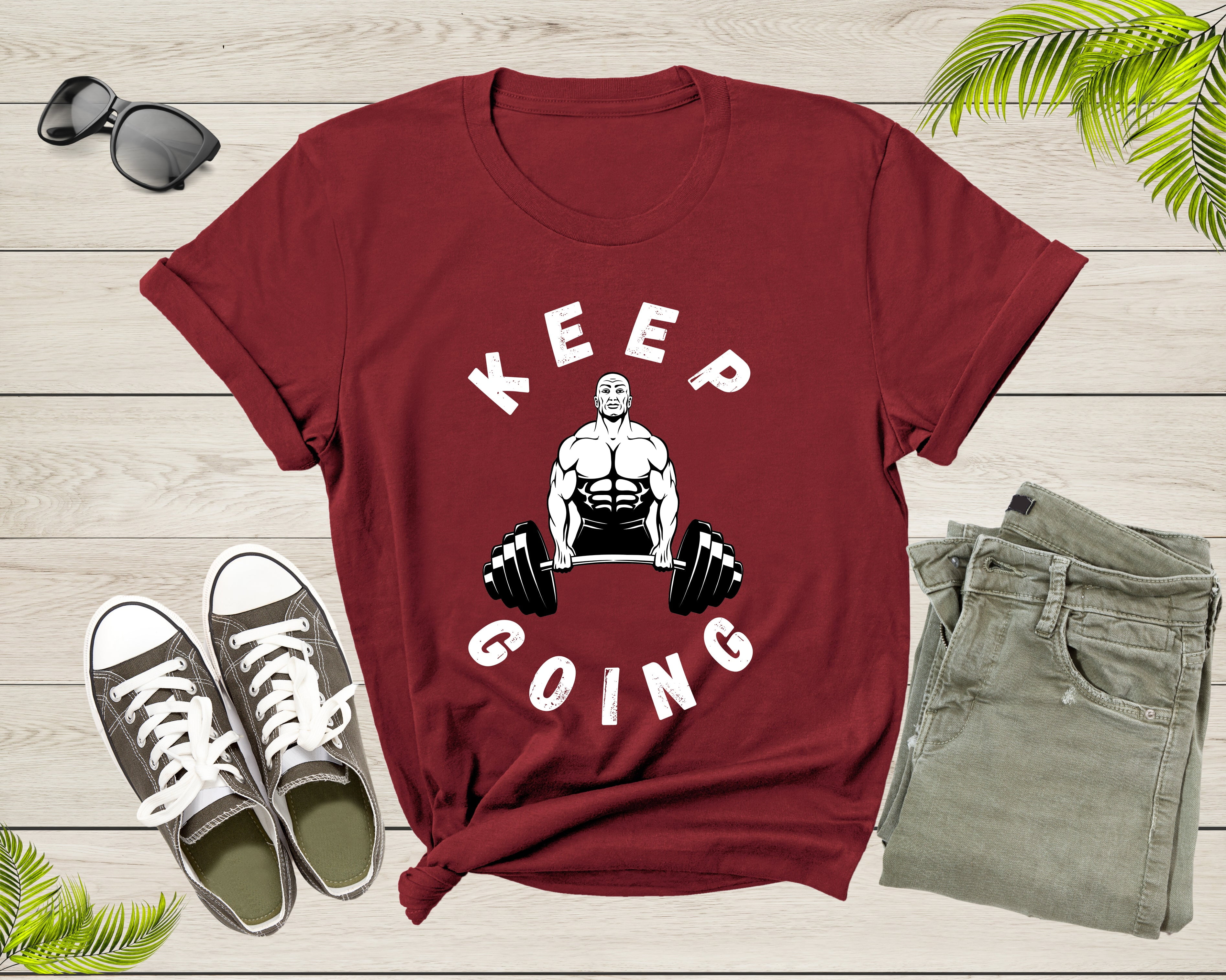 Motivational Gifts, Workout Gifts With Sayings Vintage T Shirt Men Women  Fashion