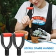 thumbnail image 3 of PTOOTP 2Pcs Plastic Shovel Handle Replacement D Shaped Grip Comfortable Durable Garden Use, 3 of 6