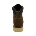 thumbnail image 2 of Hypard Men's Apex 6" Sr Moc-Toe Leather Work Boot Brown In Size 11.5 Medium, 2 of 4