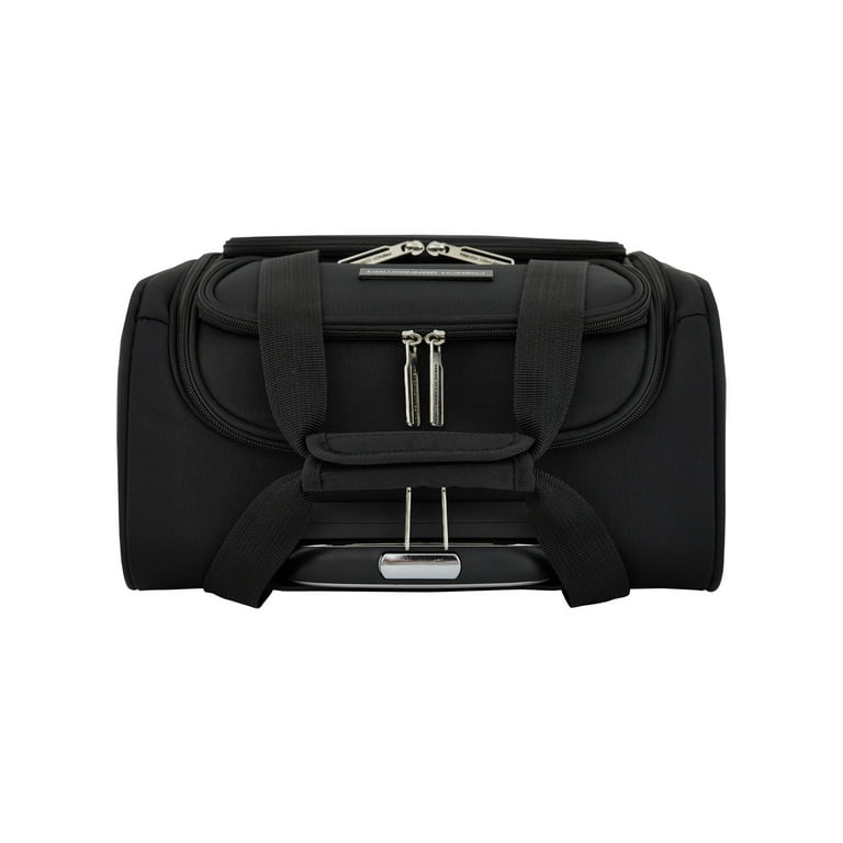 French Connection 16 Inch Under Seater Luggage, Black photo 8