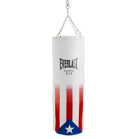 Everlast 70 lb. Boxing Heavy Bag with Puerto Rican Flag