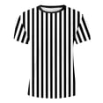 thumbnail image 4 of CONZONE Men's T-Shirts Short Sleeve T Shirts for Men Casual Crew Neck Striped Lightweight Tees Soft Cozy Athletic Tops, 4 of 4