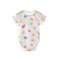 thumbnail image 3 of Bovxnpu Baby Girl Bodysuit, Infant Baby Cotton Bodysuits, Baby Fruit Print Short Sleeved Jumpsuit Newborn Cotton Jacket Thin Climbing Suit 0 Month, 3 of 10