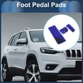 thumbnail image 2 of Unique Bargains 3 Pcs Automatic Foot Pedal Pads Foot Accelerator Pedal Covers for Jeep Grand Cherokee 2022-2025 Stainless Steel Blue, 2 of 6