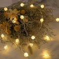 thumbnail image 2 of Globe String Lights For Bedroom, Decorative , Christmas, Crystal Crackle Ball Lights, 2 of 5