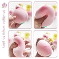thumbnail image 5 of 3*3In Squeezy Peach - Squishy for Adults, Slow Rebound Sensory Fidget for Desk Relaxation, Anxiety Management for Professionals,18+ Only, 5 of 7
