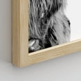 thumbnail image 5 of PixonSign Framed Wall Art Shetland Farm Cow Portraits Prints Western Animals Illustrations Posters, Set of 4 Black & White Nature Wilderness Canvas Prints for Home Decor - 12"x16" Natural, 5 of 5