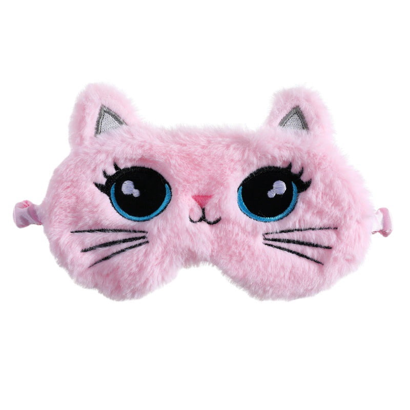 Pack De 2 Antifaces De Dormir De Animales Para Niños – Felpa Suave Y Ajustable Para Viajes Y Siestas