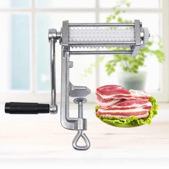 Miumaeov Manual Meat Tenderizer Hand Crank Flatten butchers Tool Cuber Steak Machine KitchenTool
