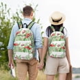 thumbnail image 5 of Naloa Amanita Fly Agaric Canvas Backpack for Men Women Rucksack Casual Travel Daypack College Tote Satchel Bookbag for Teens-Small, 5 of 7