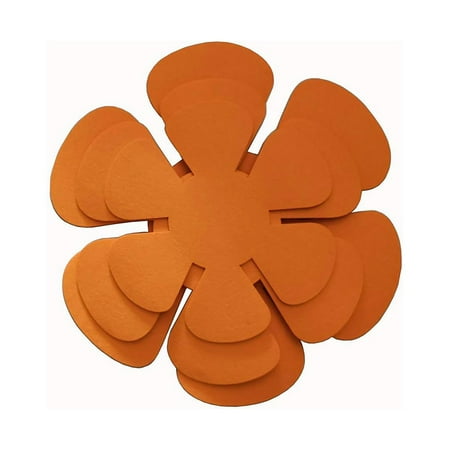 

Gerich Felt Pad Pot Pan Protector 12 Pcs Anti Scratch Pan Protectors Non Stick Cookware Utensils Tool Orange
