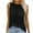 Black-01, variant on Mittory Womens Summer Tank Tops Pleated Round Neck Sleeveless Tops for Women Casual Flowy