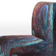 thumbnail image 4 of Designart "Deep Blue Immersion" Blue Beach Upholstered Accent Chair - Traditional Arm Chair For Living Room, 4 of 7