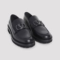 thumbnail image 3 of Valentino Male Calf Leather Loafers With Heel And Durable Rubber Sole Black Sizes IT 34-50 2/3, 3 of 3