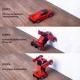thumbnail image 4 of Mini coche de juguete 2 en 1, coche de juguete de deformación con una sola tecla, modelo robot de transformación automática, coche fundido a presión, regalo para niños, juguete para niños, 4 of 5