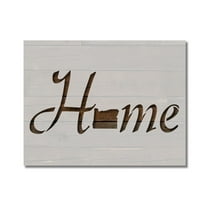 Oregon State Stencil Home Love Template Reusable 8.5 x 11 for Painting on Walls, Wood, Etc. By Stencilville