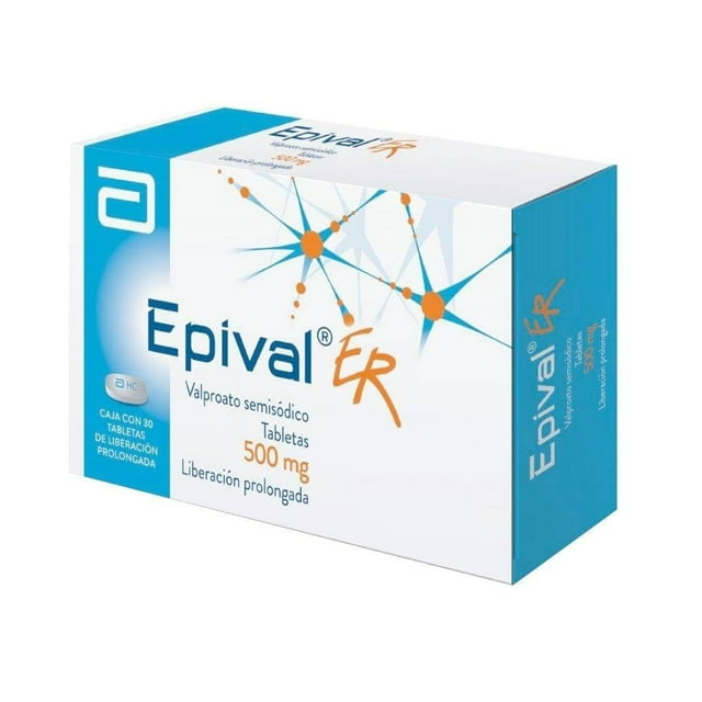 Epival ER 500 mg 30 tabletas
