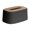 Black, variant on White Vertical Stripe Elastic Tissue Box With Spring European Style