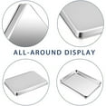 thumbnail image 4 of VeSteel Baking Cookie Sheet Set of 2, Stainless Steel Rectangle Baking Pan Oven Tray - 16 x 12 x 1 inches, Dishwasher Safe, 4 of 7