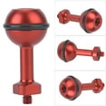 thumbnail image 4 of Ball Base Mount Diverting Ball Clip Mount Diverting Ball Joint Bracket Diverting Light Ball Clamp Holder Aluminium Alloy Diverting Bracket Action Camera Ball Head Base Fill Light Holder, 4 of 8
